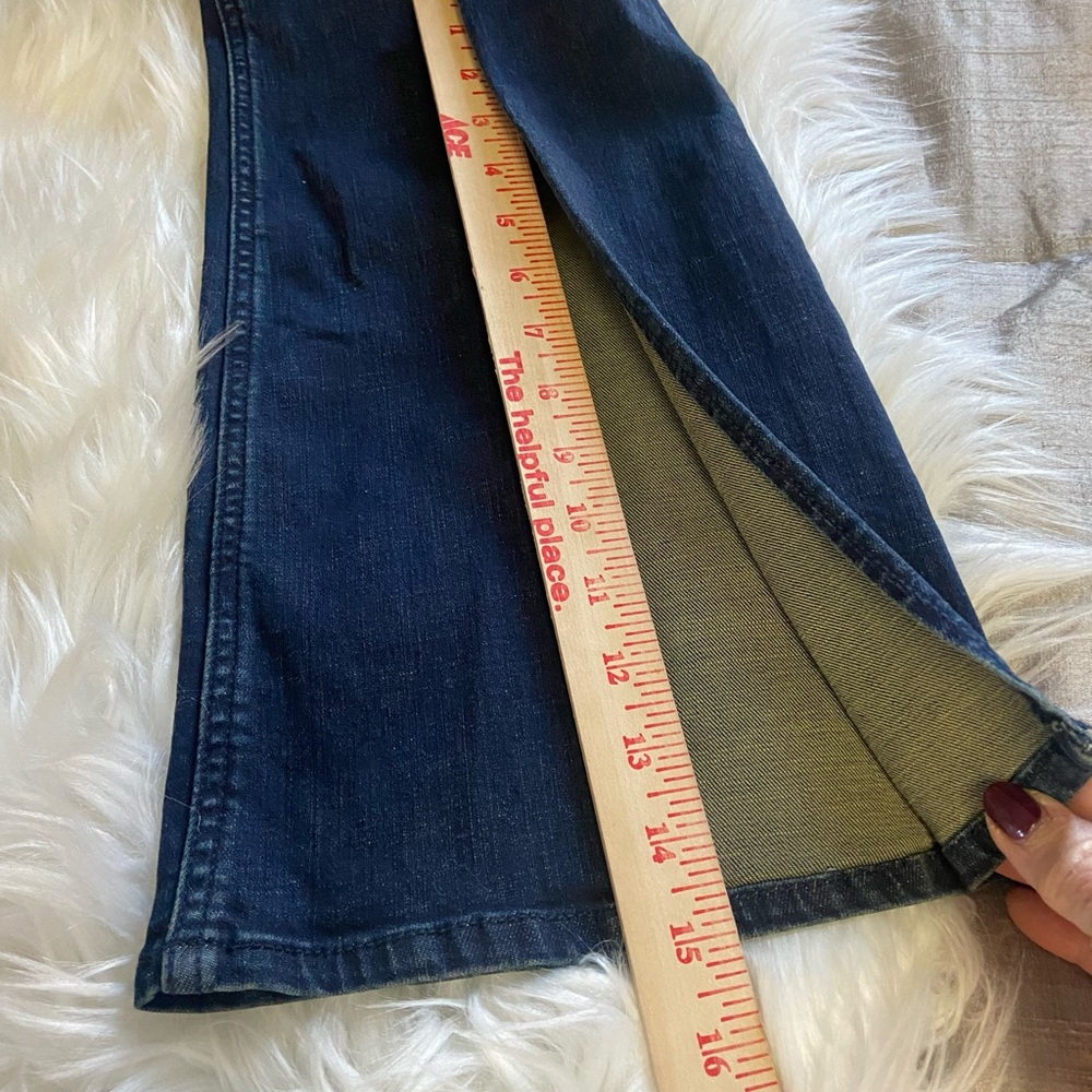 Dear John Sz 27 Women’s Dark Indigo Flare Jeans - Picture 10 of 12